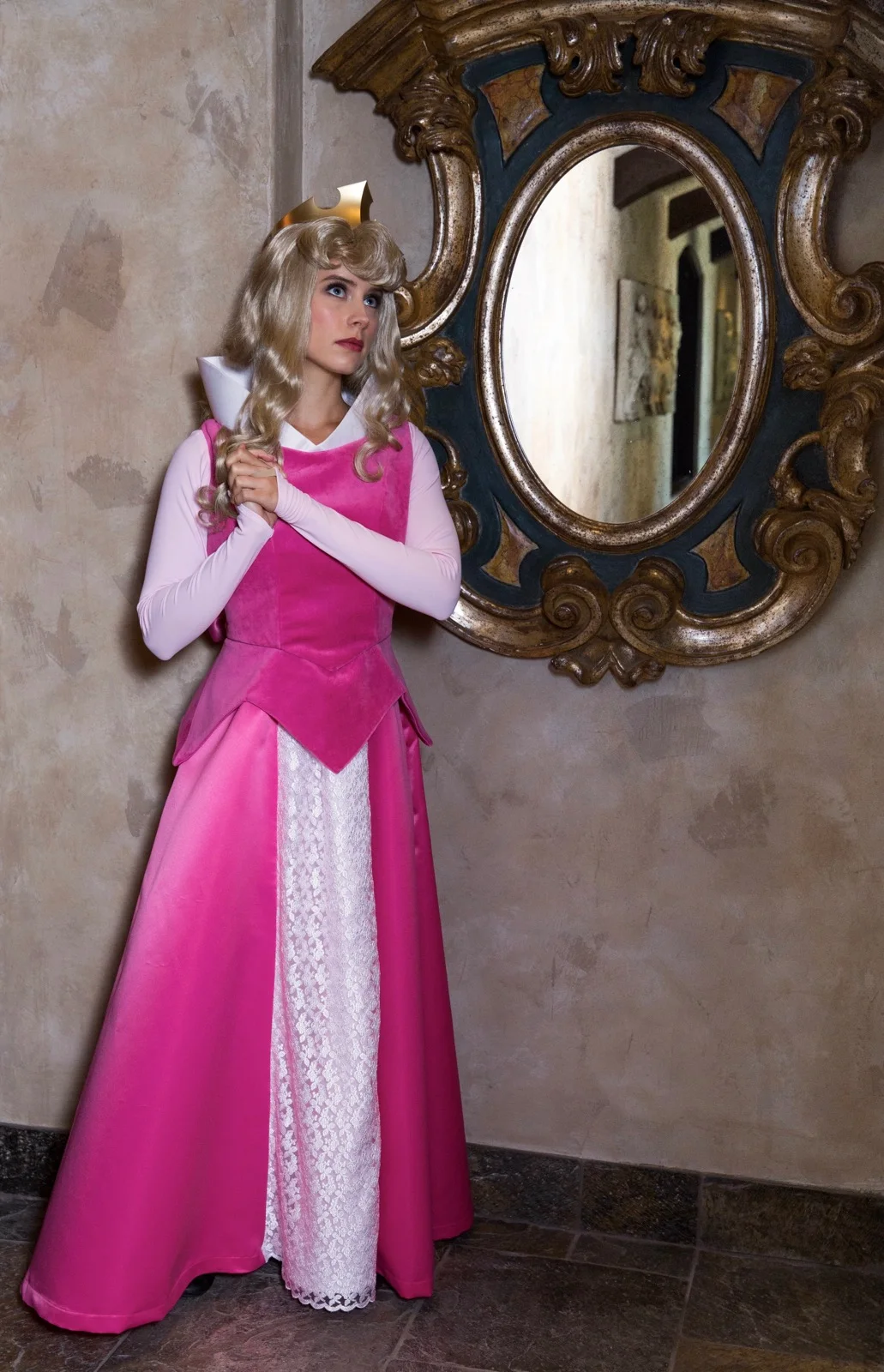 Sleeping Beauty party character in San Jose