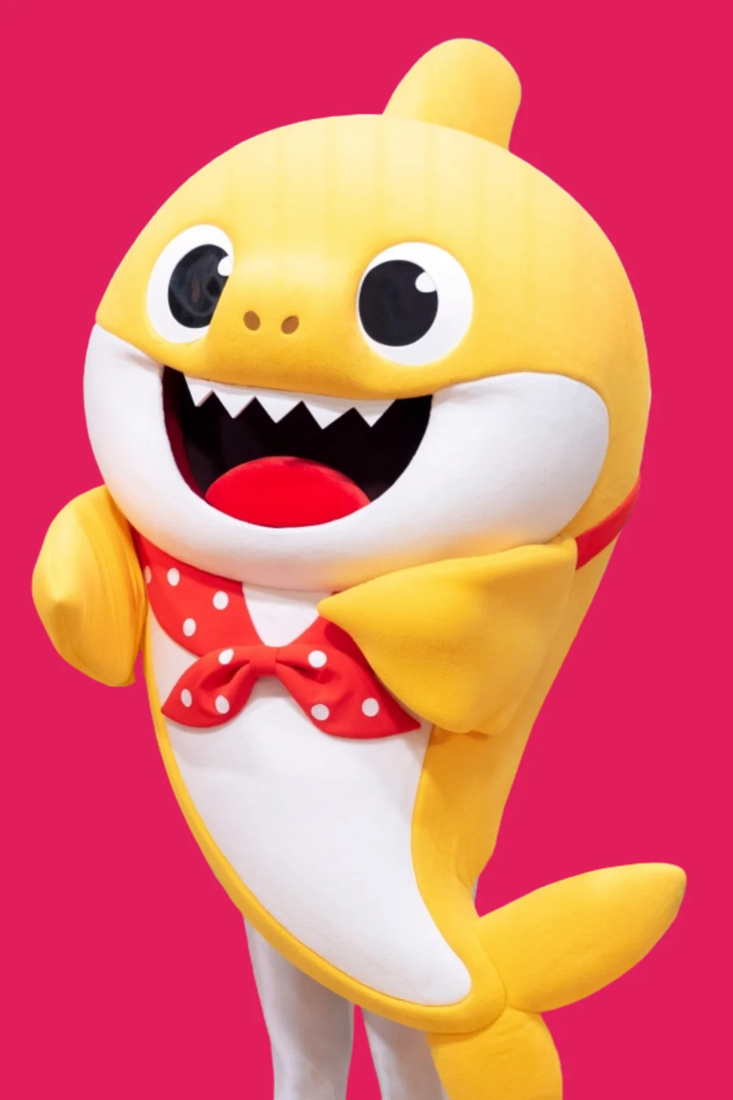 Singing Shark party character in San Jose