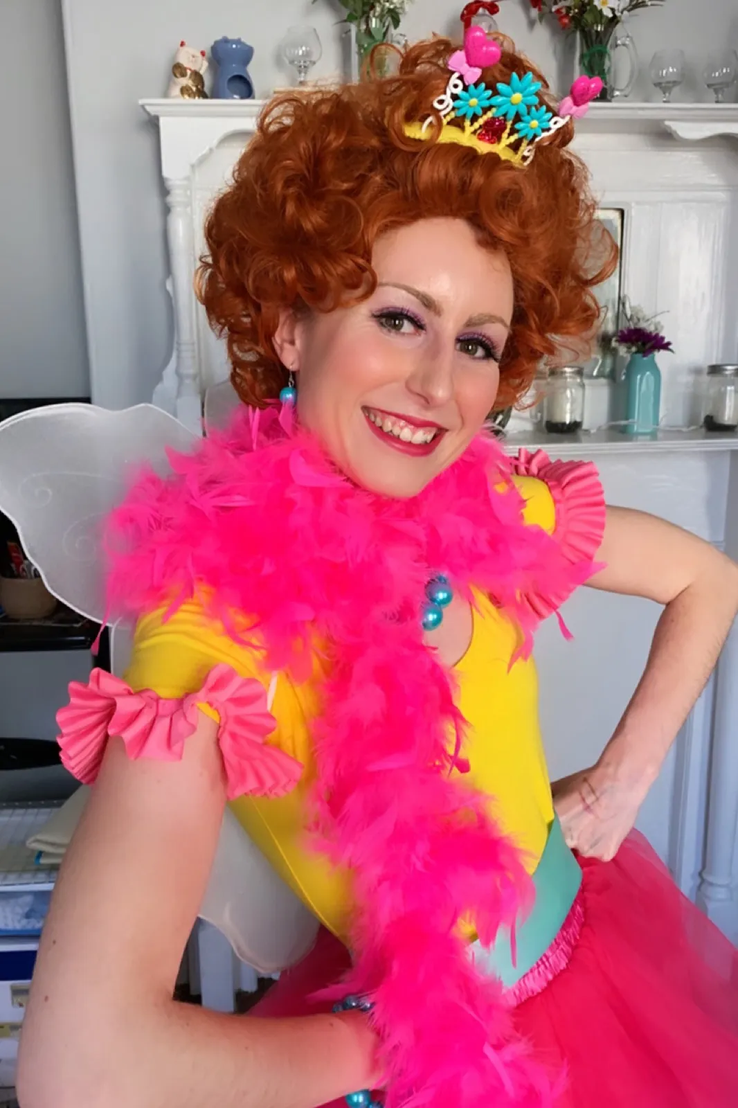 Fancy Girl party character in San Jose
