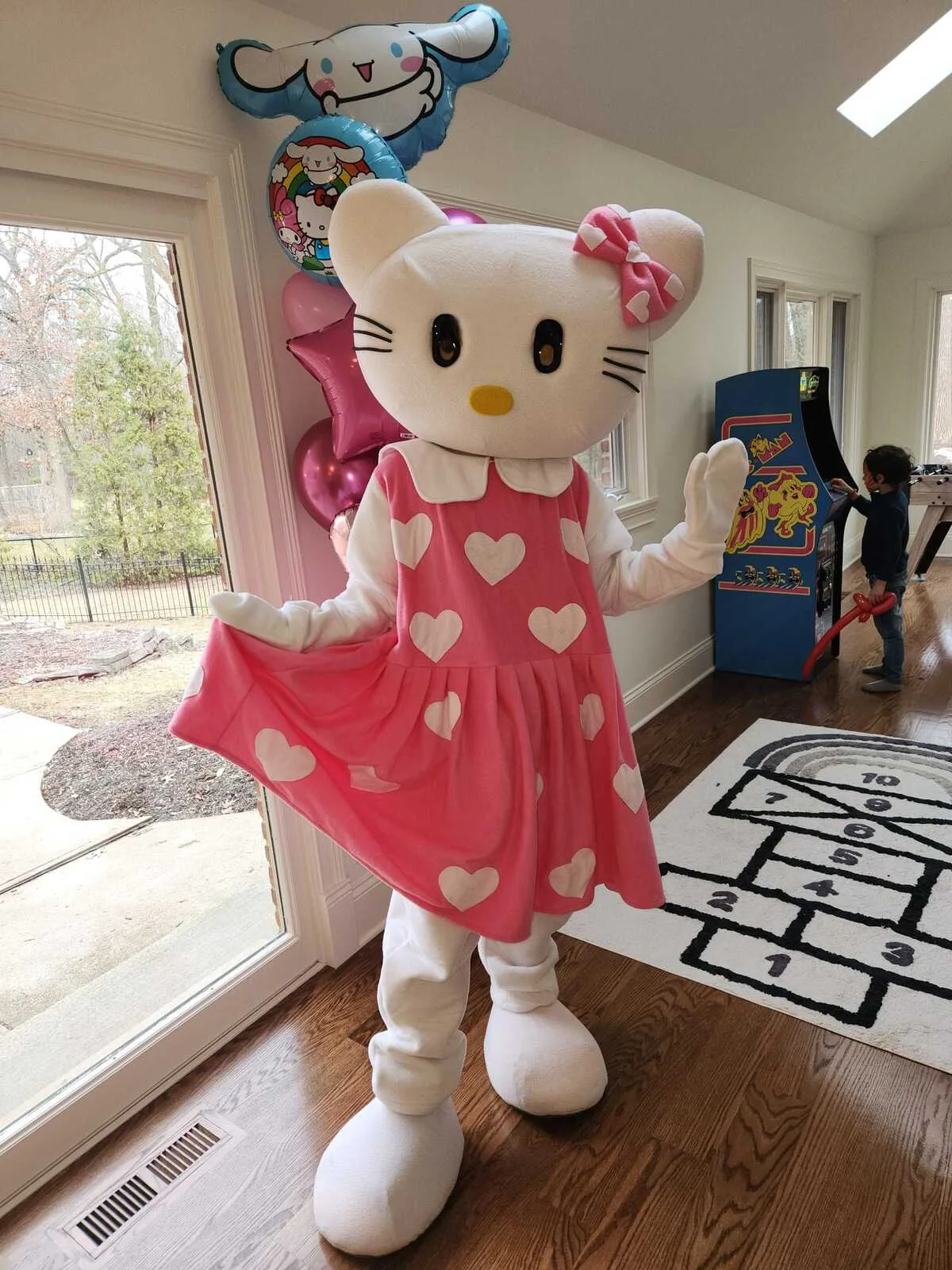 Princess Kitty party character in San Jose
