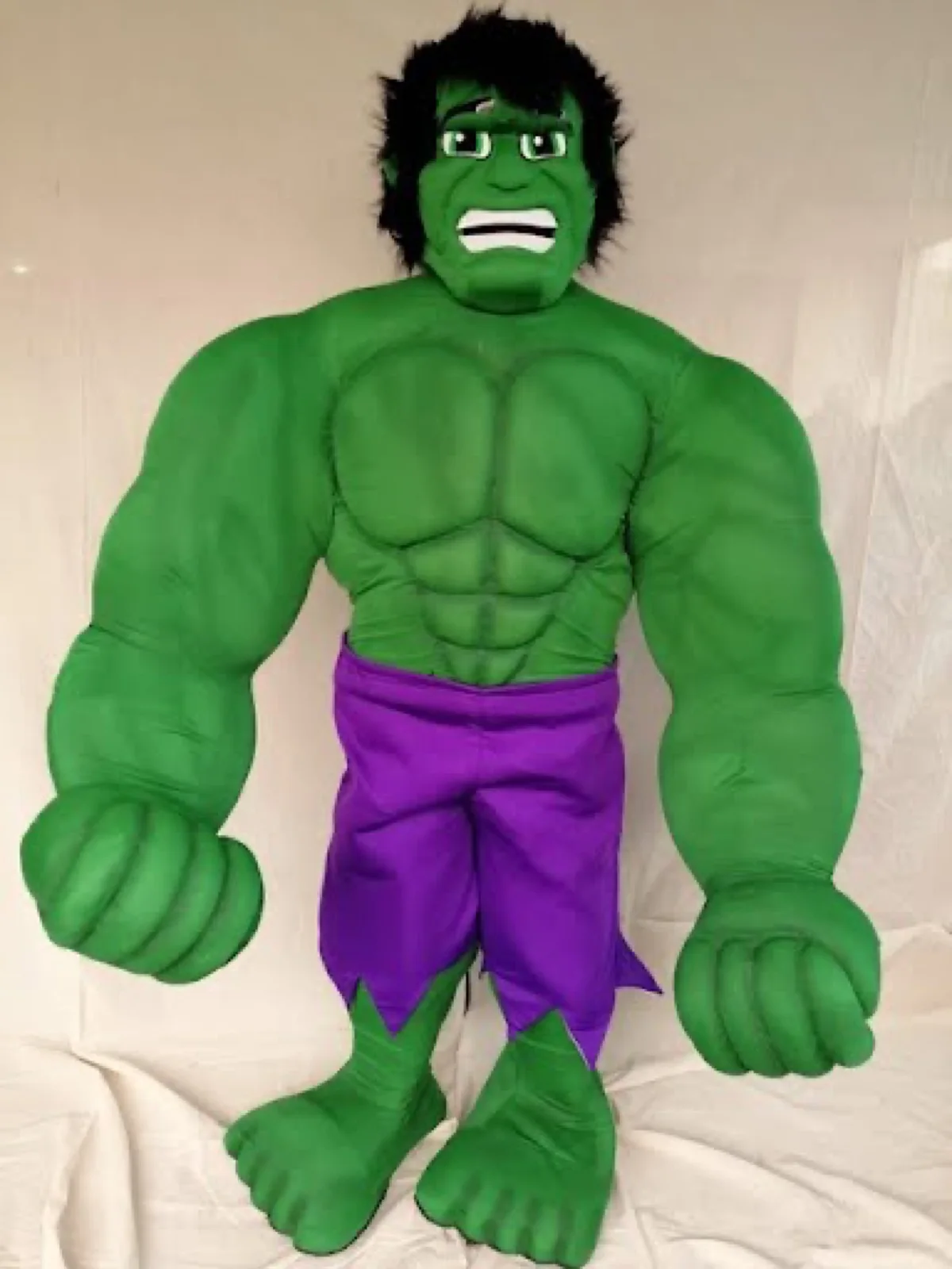 Green Man party character in San Jose