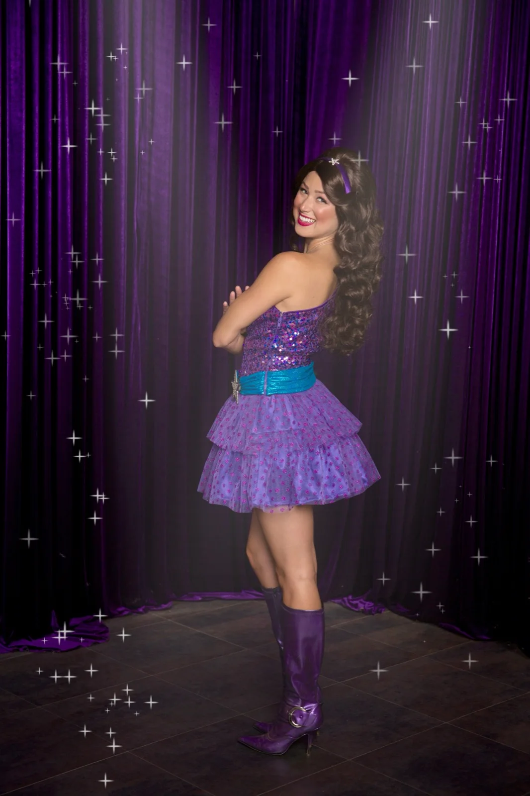 Pop Star Princess party character in San Jose