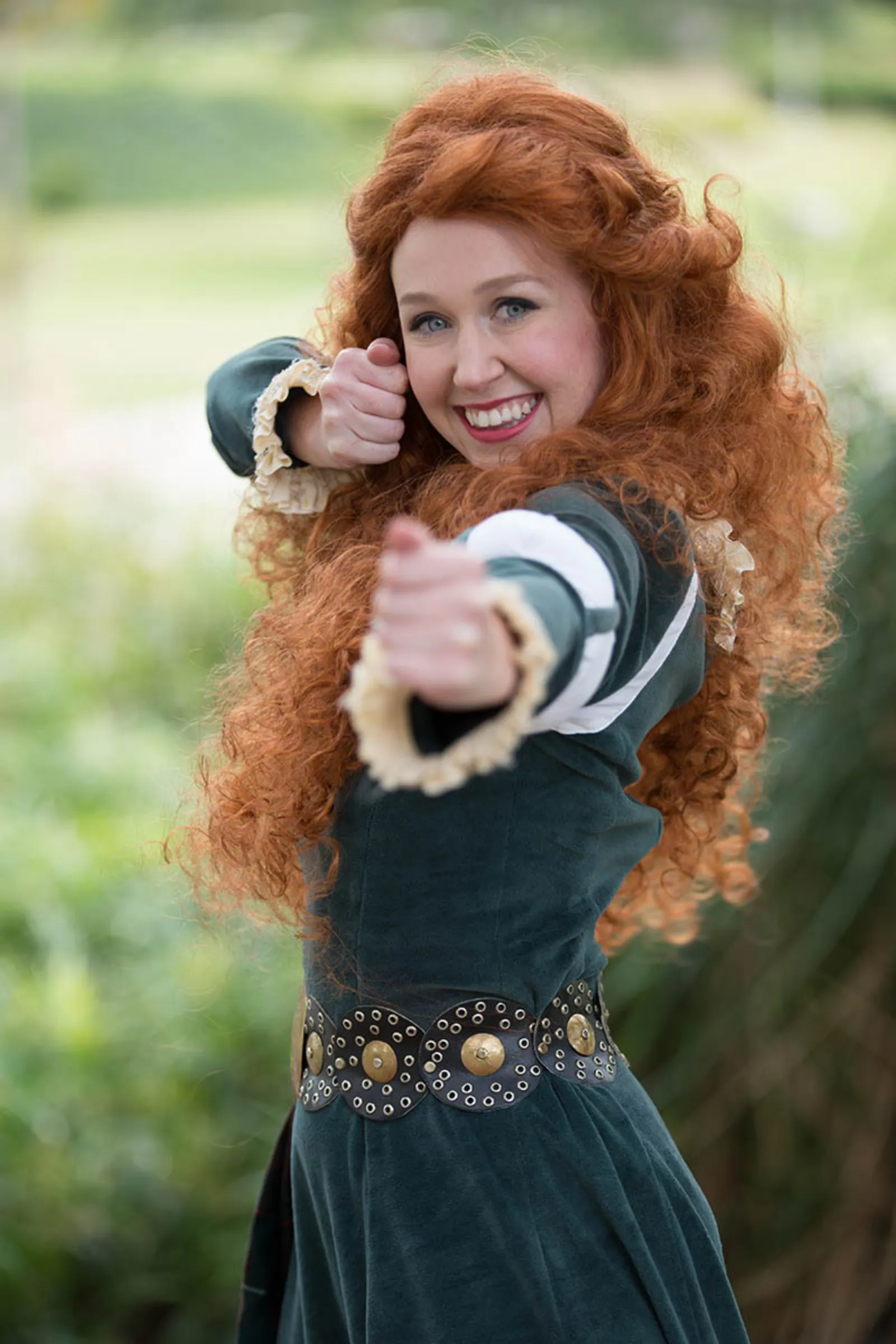 Scottish Princess party character in San Jose