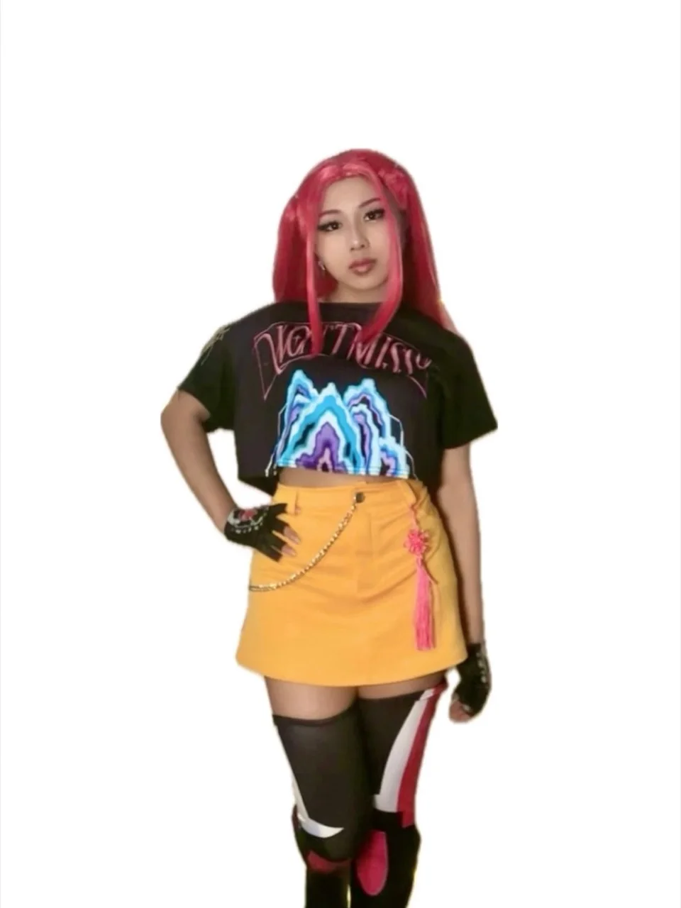 K-Pop Warrior party character in San Jose