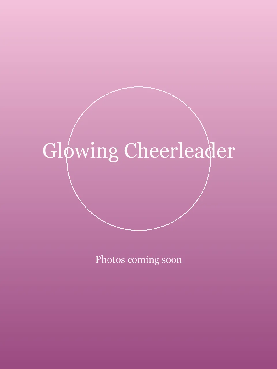 Glowing Cheerleader party character in San Jose