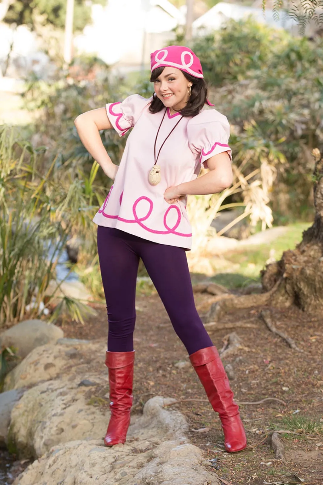 Girl Pirate party character in San Jose