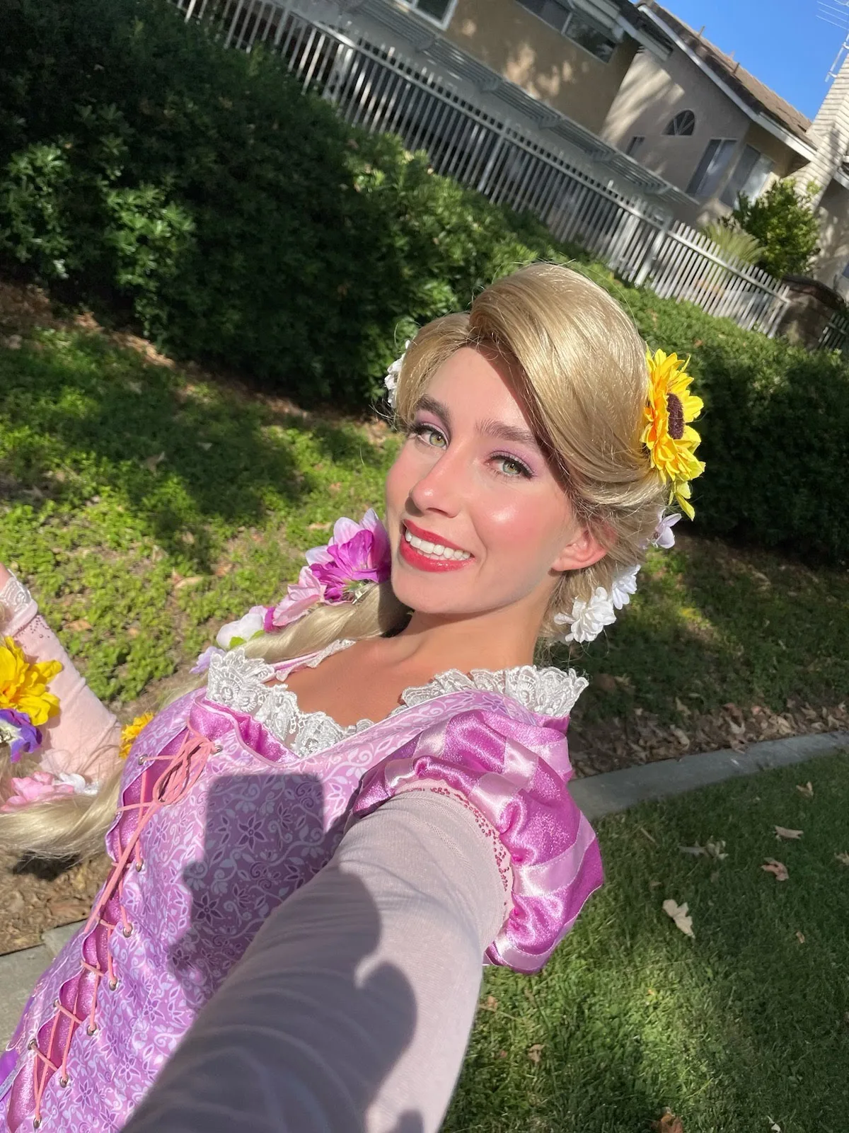 Tower Princess party character in San Jose