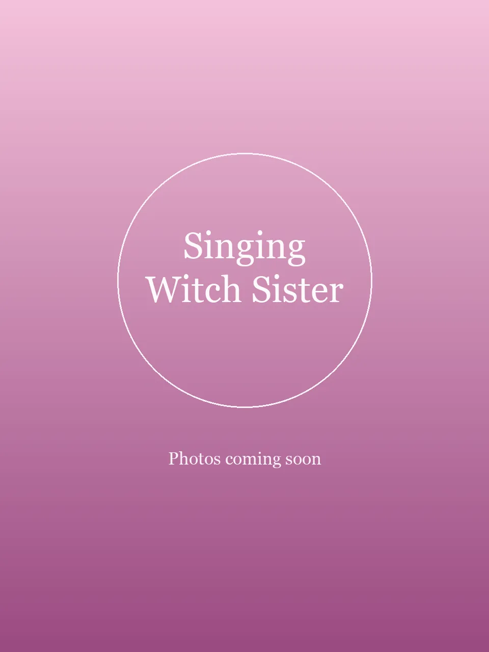 Singing Witch Sister party character in San Jose