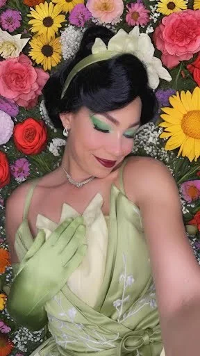 Frog Princess party character in San Jose