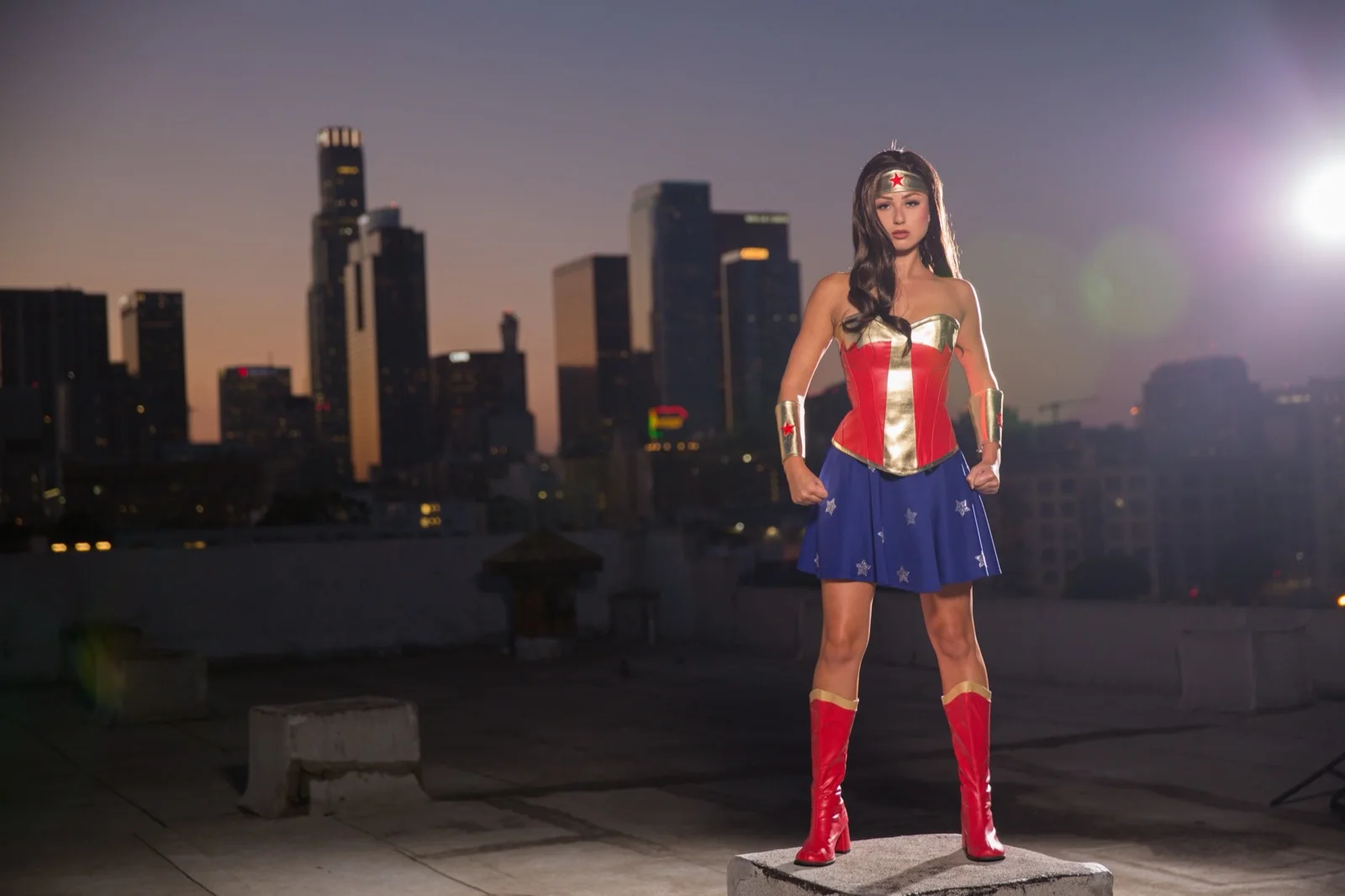 Wonder Hero party character in San Jose