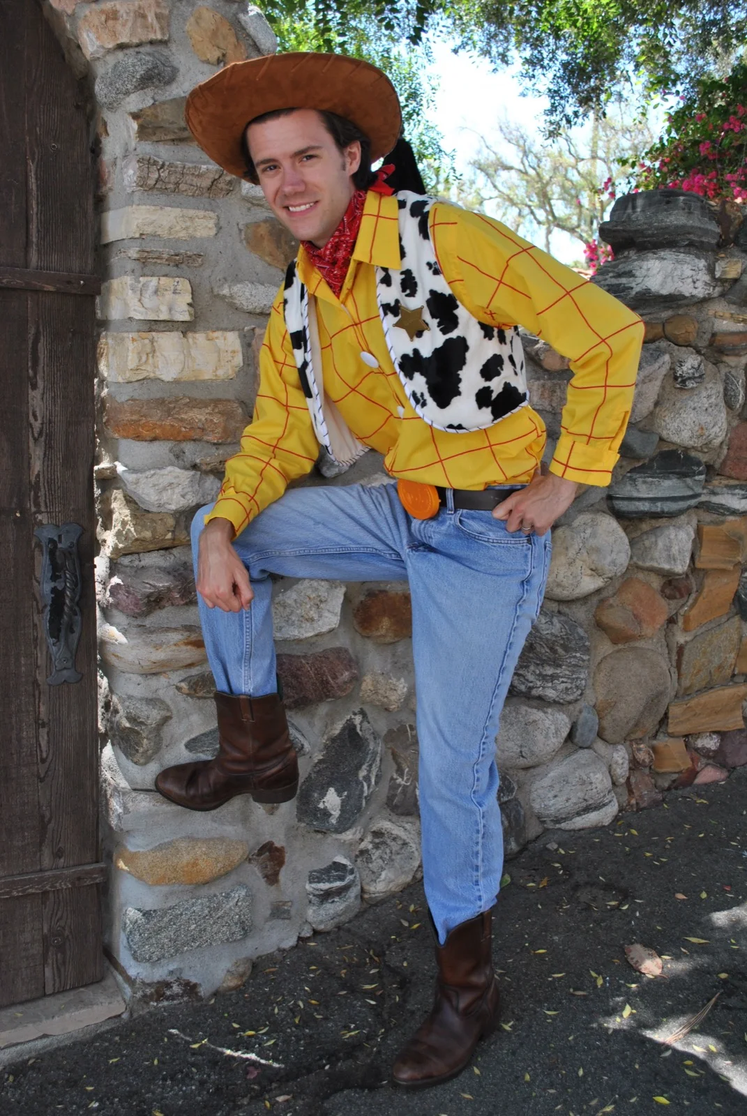 Cow Boy party character in San Jose